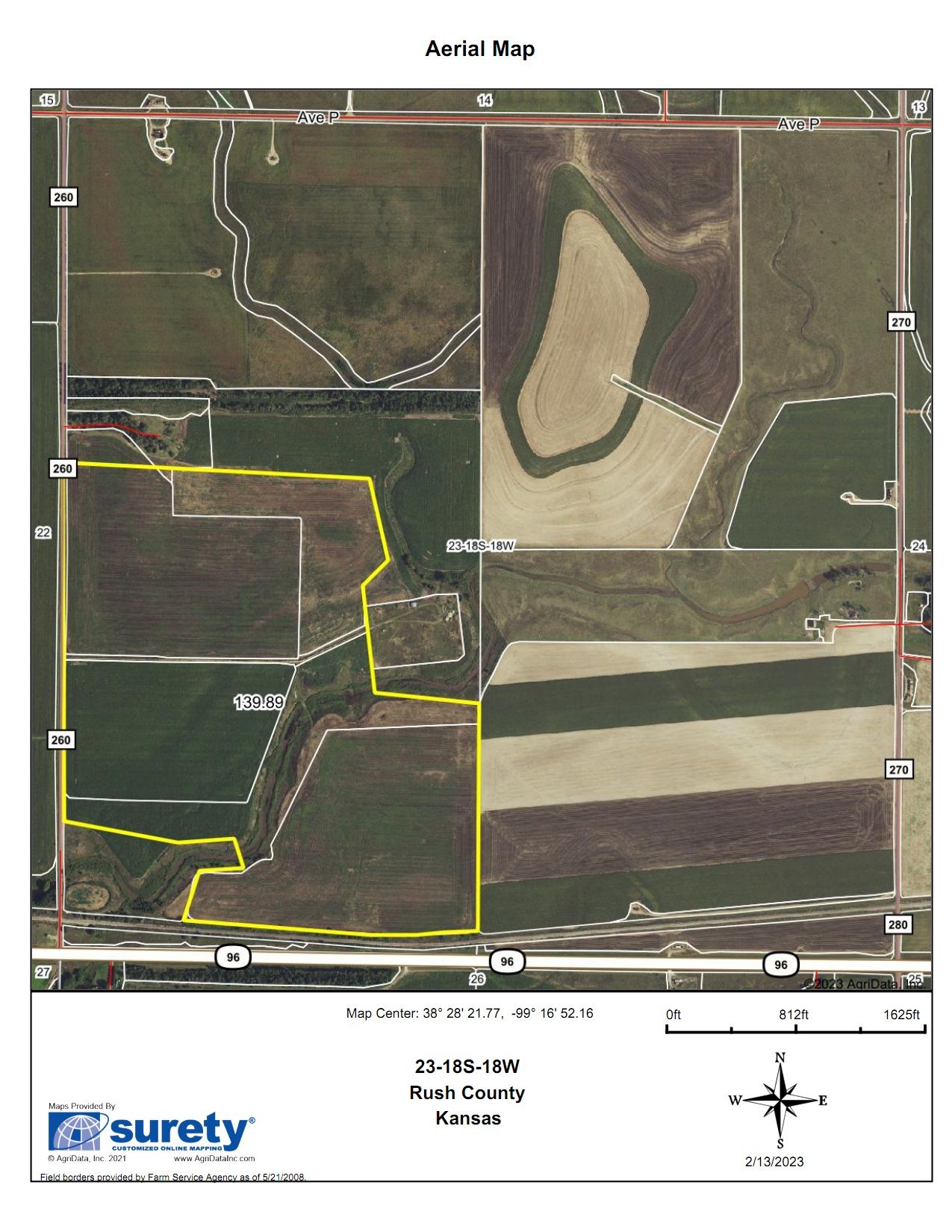 Item 2 in 140 +/- Acres of Cultivation Rush Co., KS gallery