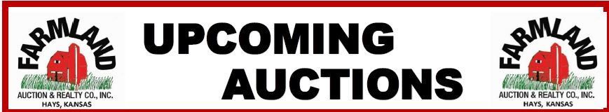 Auction flyer for Upcoming Auctions